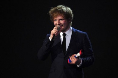 The  Burberry suit Ed wore to the Brits