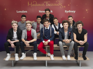 One Direction waxworks finally unveiled at Madame Tussauds London