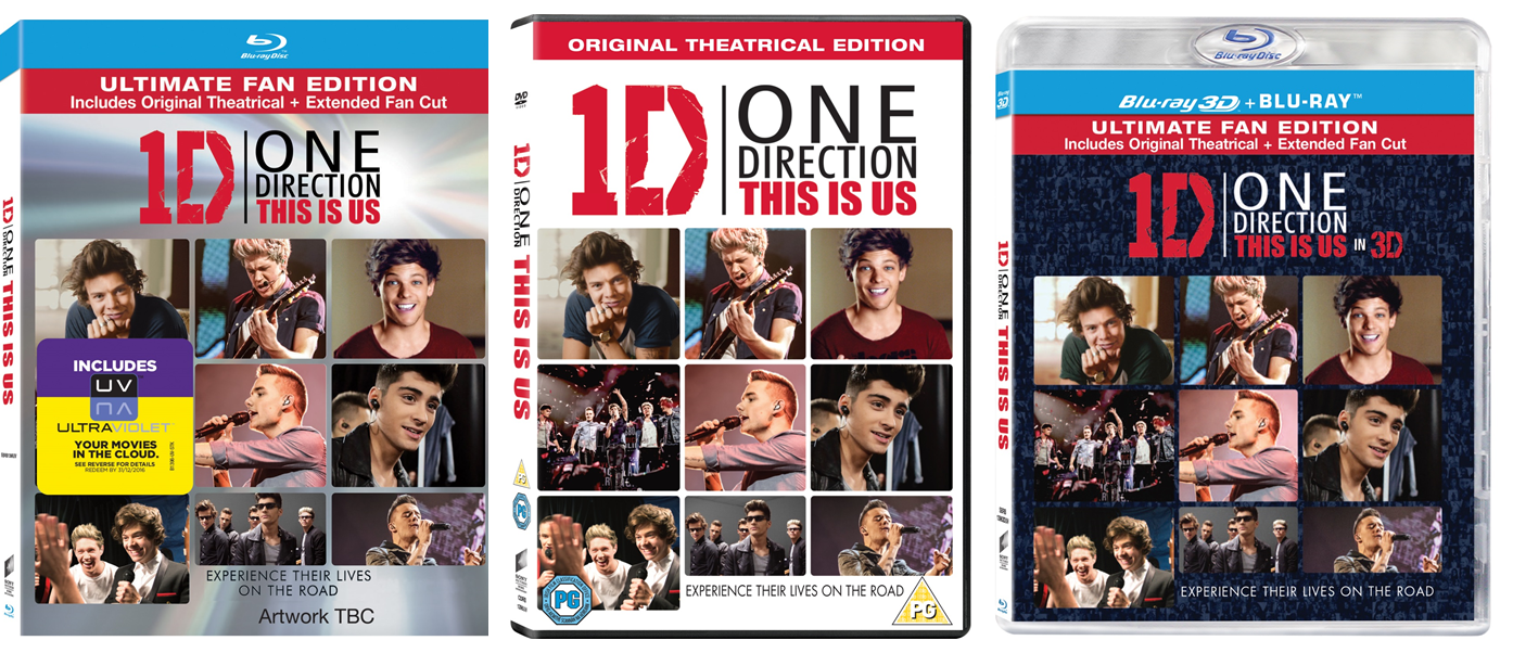 One Direction movie 'This Is Us' hits Blu-ray 3D, Blu-ray and DVD