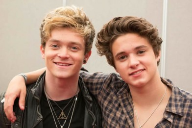 Conor and Brad from the Vamps Photo Jack Williams, Vanity Van