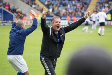 Piers Morgan Celebrating Team's goal