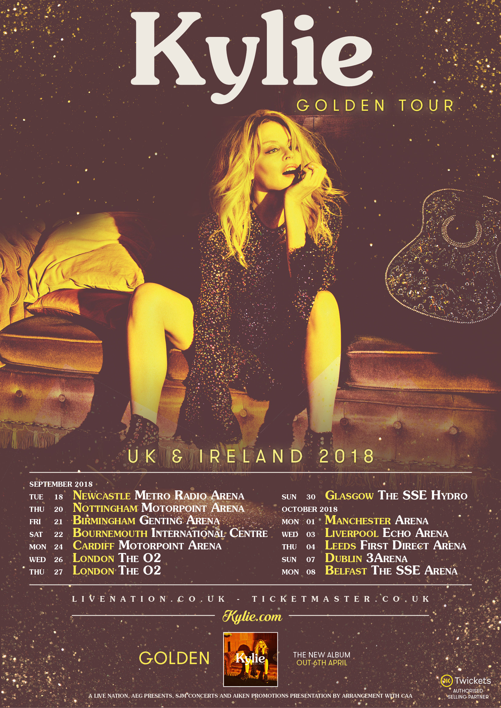 kylie minogue europe tour